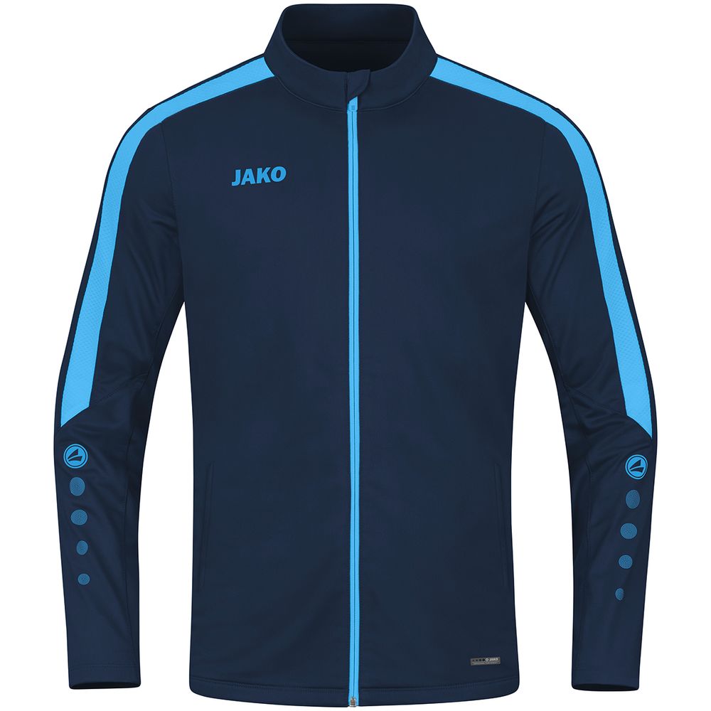 Jako Polyesterjacke Power - marine/skyblue