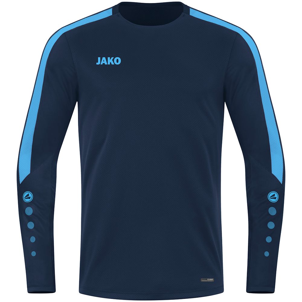Jako Sweat Power - marine/skyblue