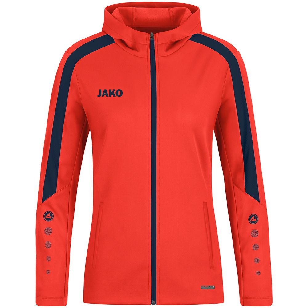 Jako Kapuzenjacke Power - flame/marine