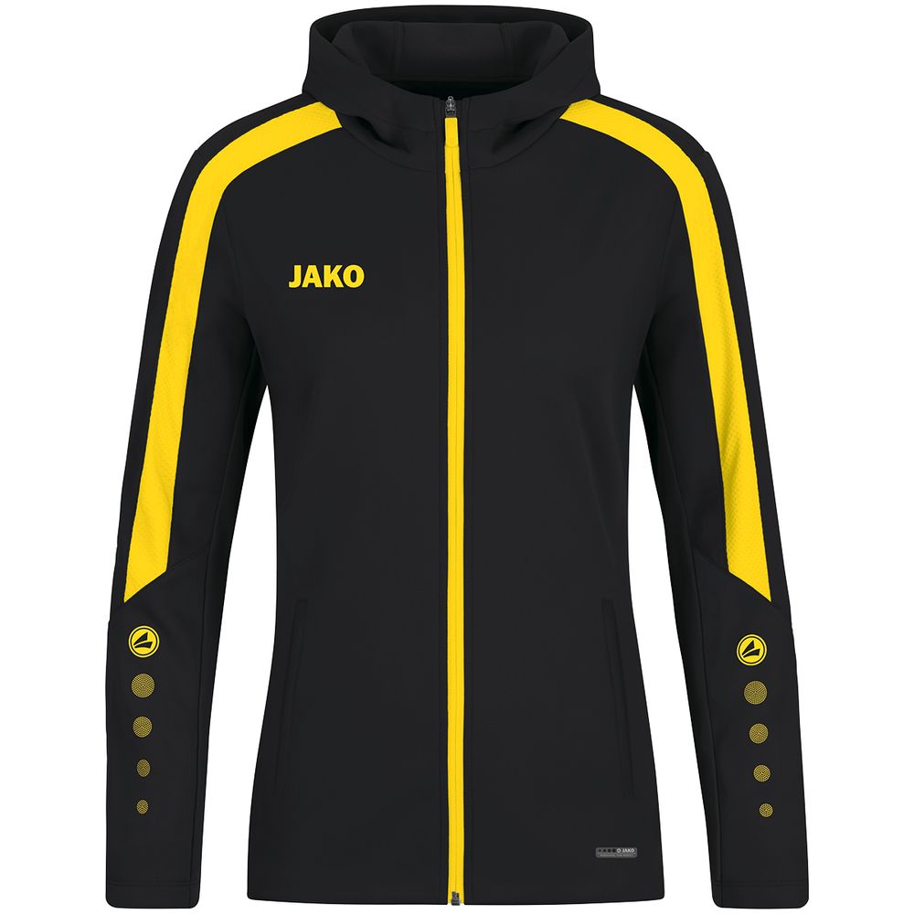 Jako Kapuzenjacke Power - schwarz/citro