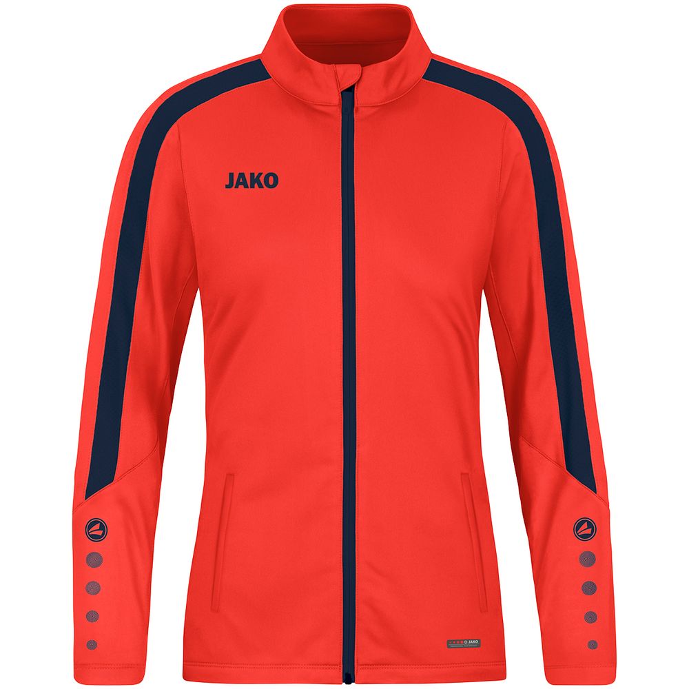 Jako Polyesterjacke Power - flame/marine