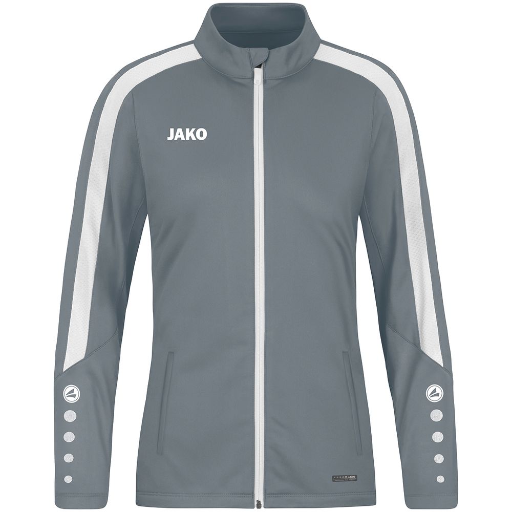 Jako Polyesterjacke Power - steingrau