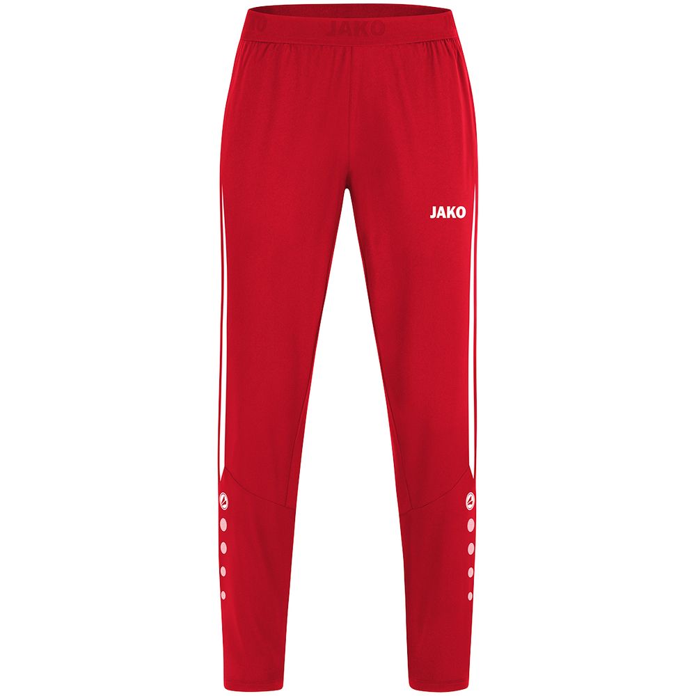 Jako Freizeithose Power - rot/weiß