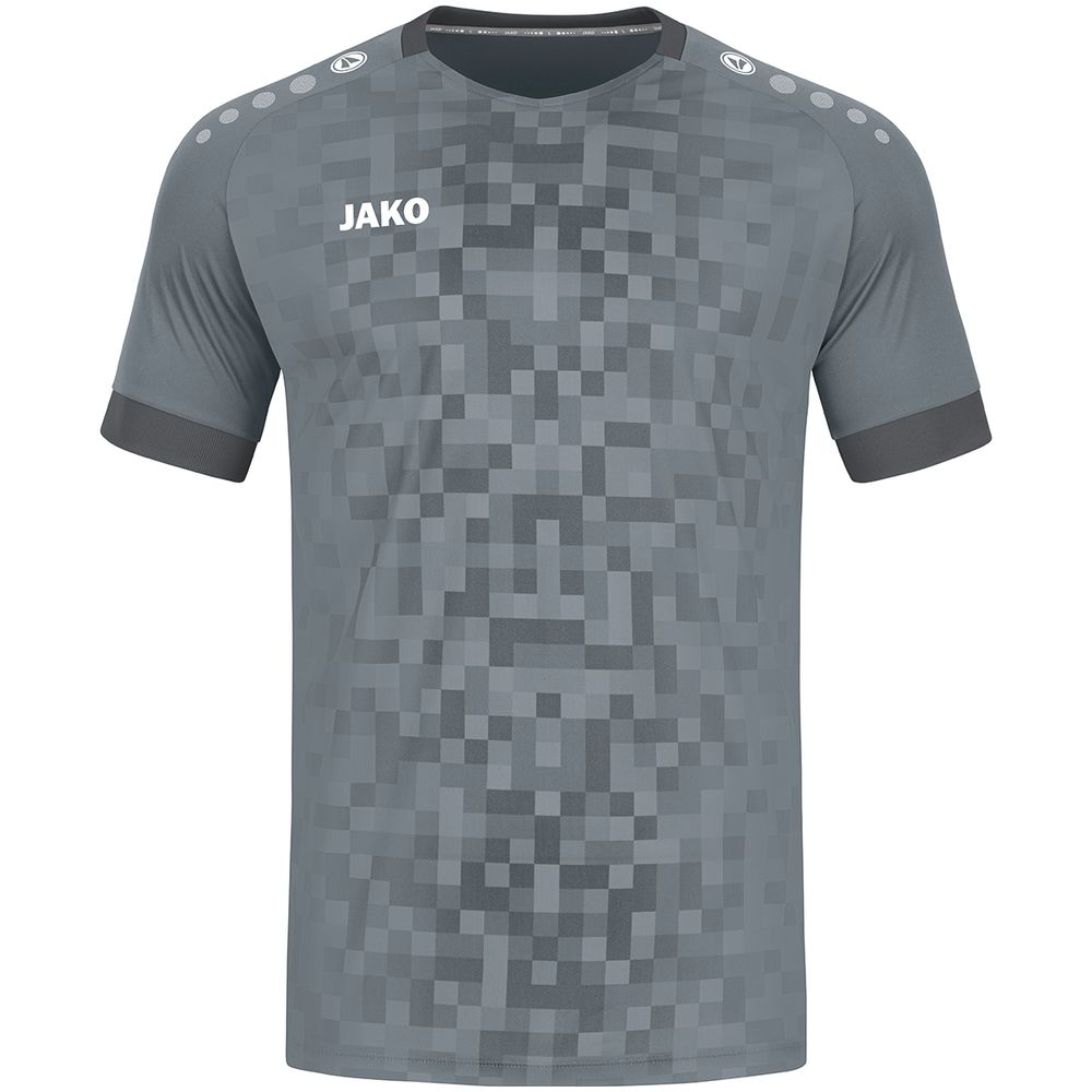 Jako Trikot Pixel Ka - steingrau