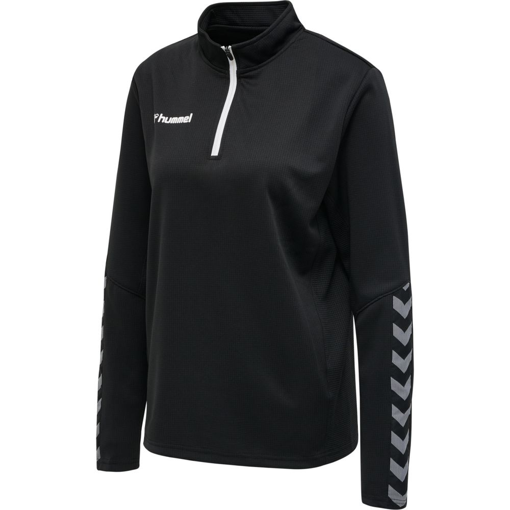 Hummel Hmlauthentic Half Zip Sweatshirt Wo - black/white
