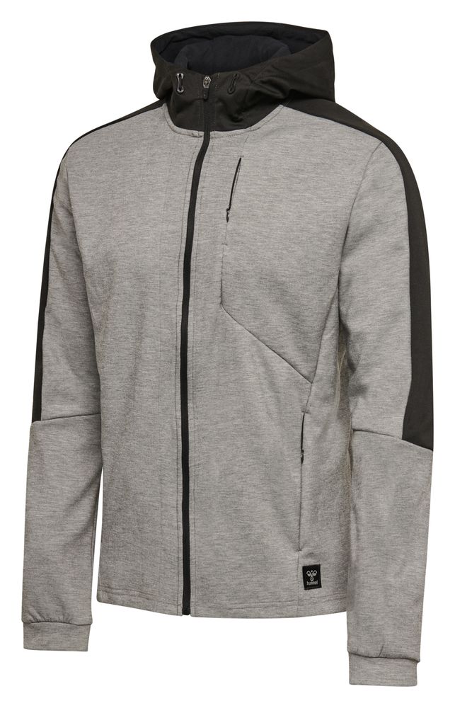 Hummel Hmltropper Zip Hoodie - grey melange
