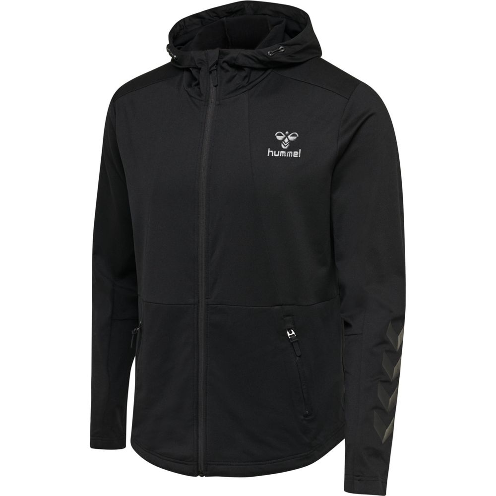 Hummel Hmlaston Zip Hoodie - black