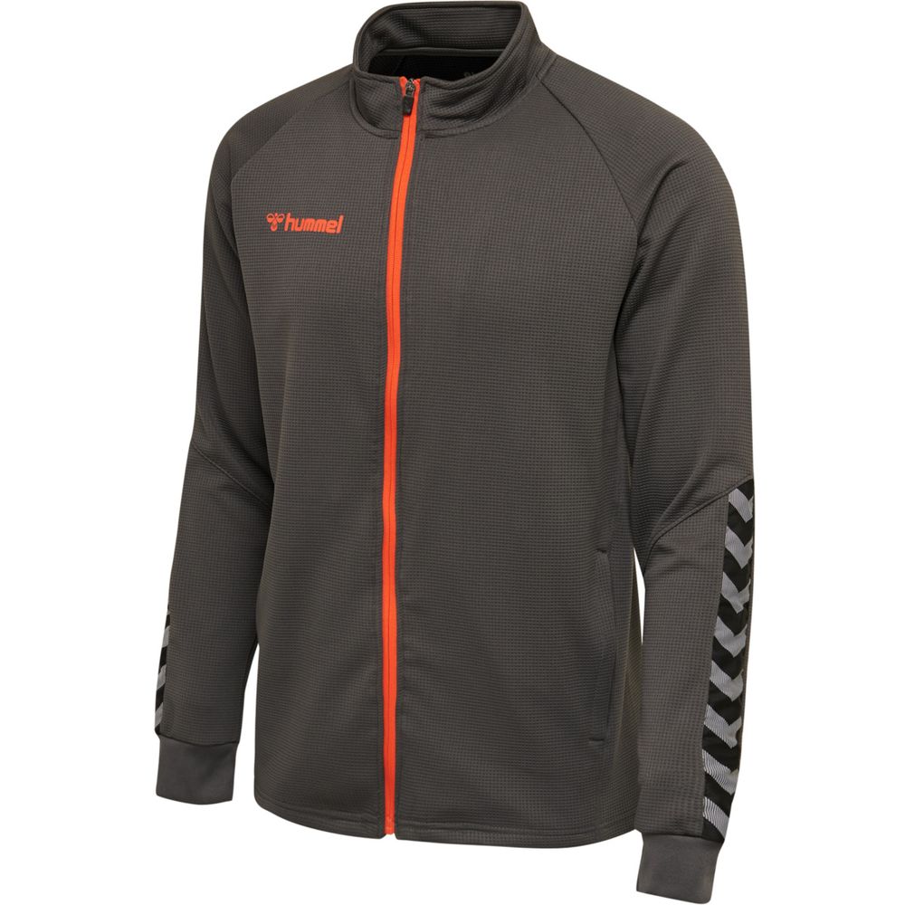 Hummel Hmlauthentic Poly Zip Jacket - asphalt