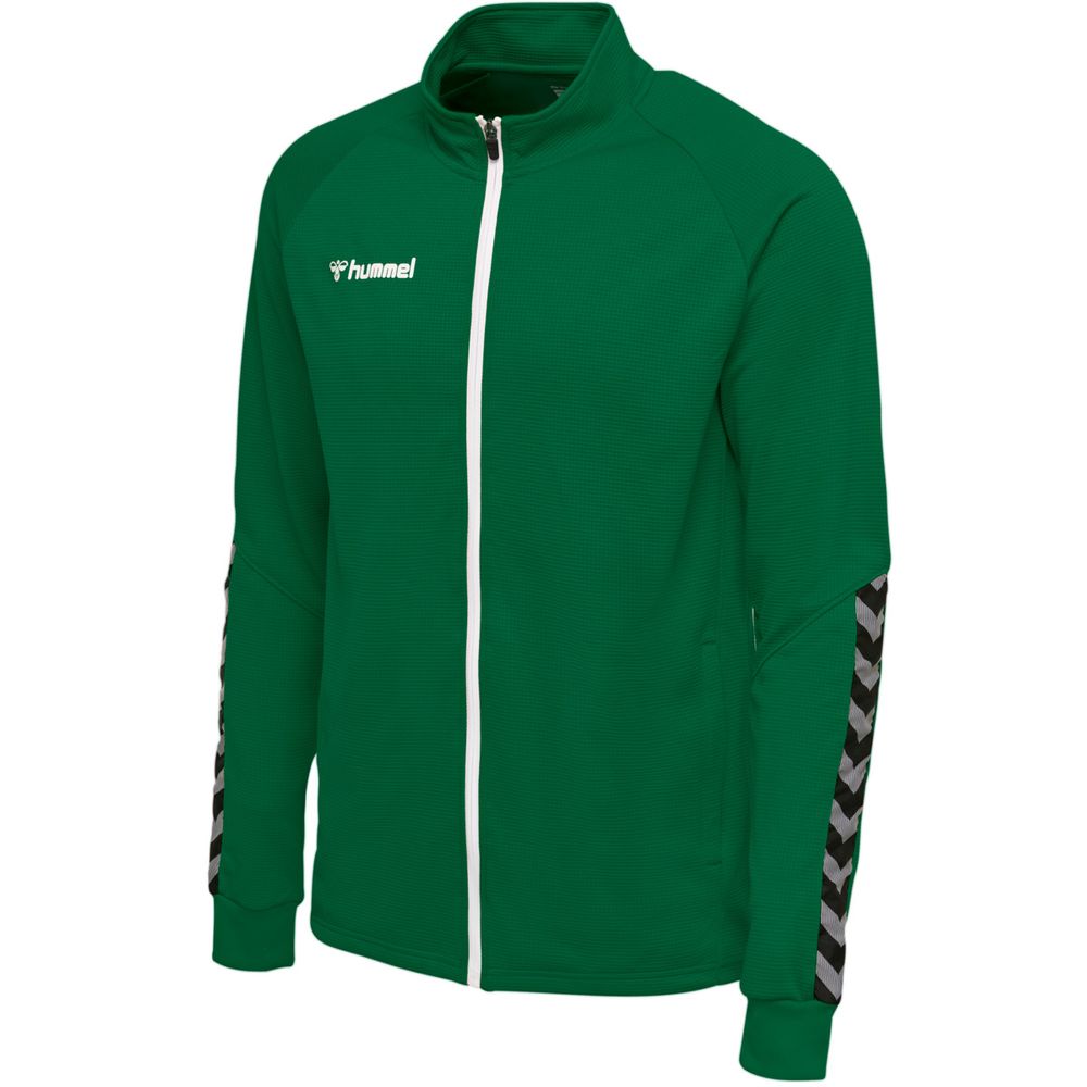 Hummel Hmlauthentic Poly Zip Jacket - evergreen