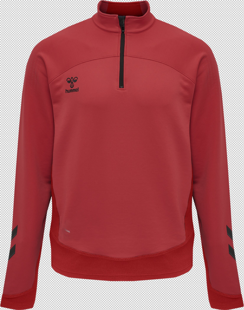 Hummel Hmllead Half Zip - true red