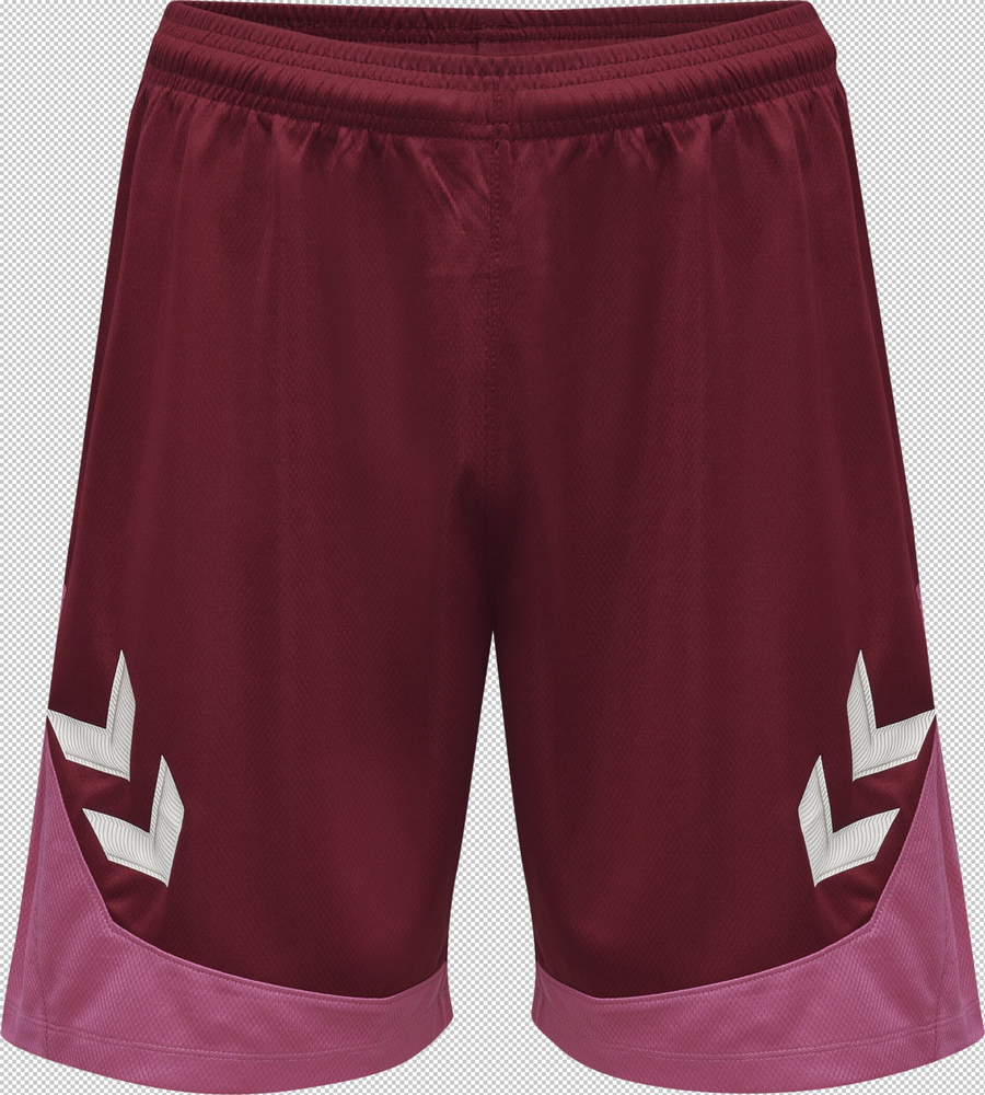 Hummel Hmllead Poly Shorts - biking red