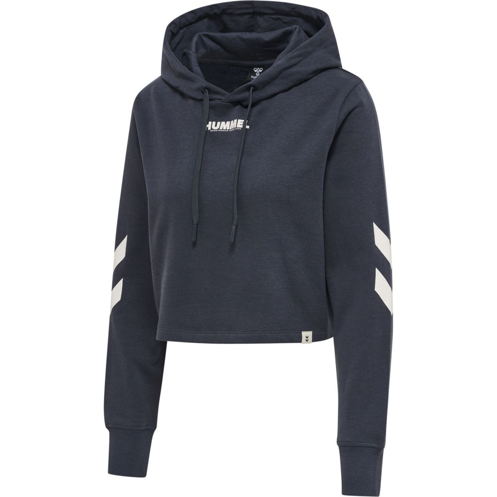 Hummel Hmllegacy Woman Cropped Hoodie - blue nights