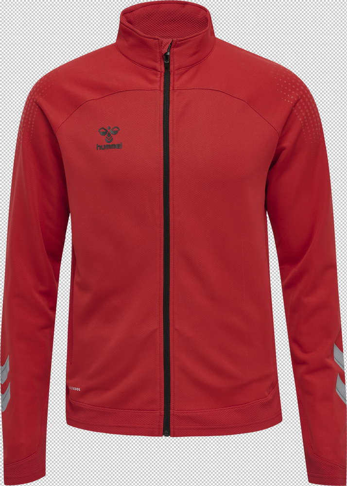 Hummel Hmllead Poly Zip Jacket - true red