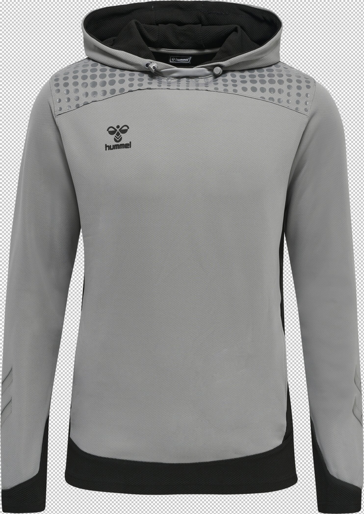 Hummel Hmllead Poly Hoodie - grey melange