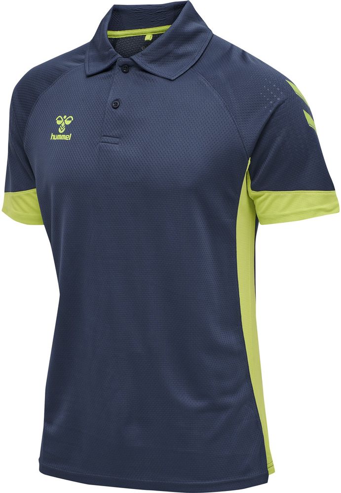 Hummel Hmllead Functional Polo - dark denim