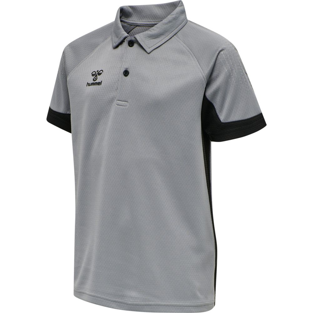 Hummel Hmllead Functional Kids Polo - grey melange