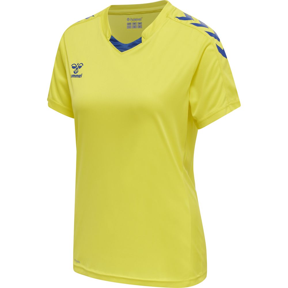 Hummel Hmlcore Xk Poly Jersey S/S Woman - blazing yellow/true blue
