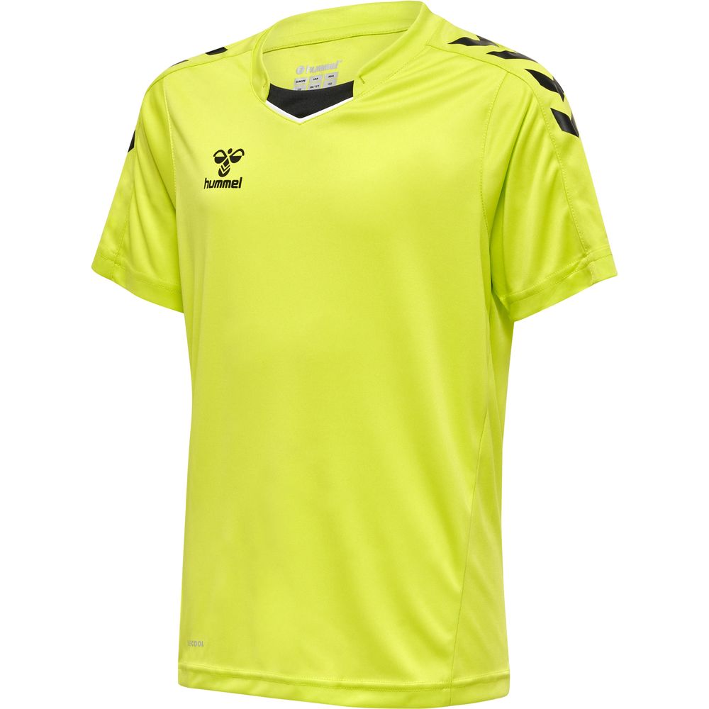 Hummel Hmlcore Xk Poly Jersey S/S Kids - lime popsicle