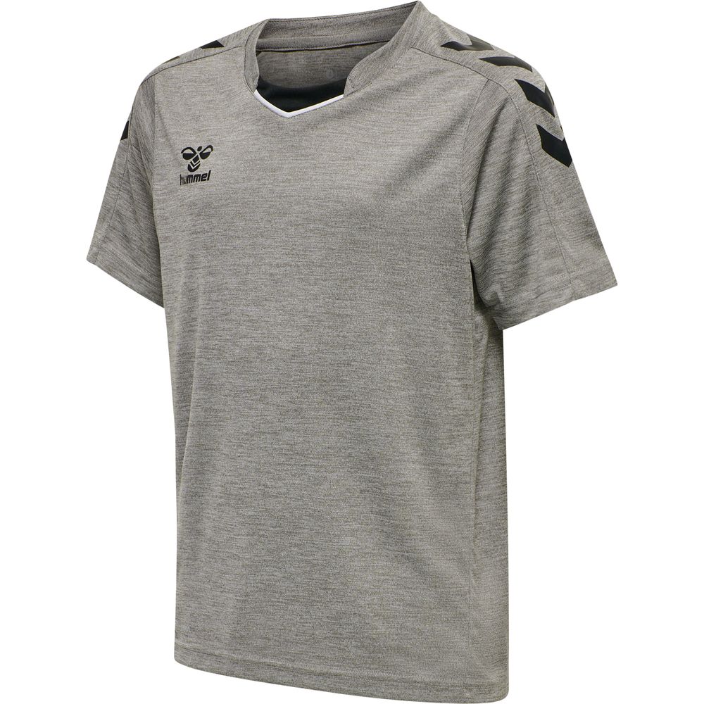 Hummel Hmlcore Xk Poly Jersey S/S Kids - grey melange