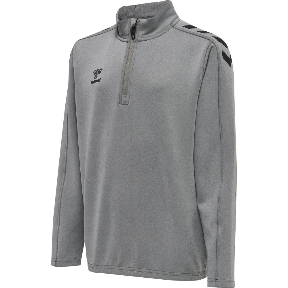 Hummel Hmlcore Xk Half Zip Poly Sweat Kids - grey melange