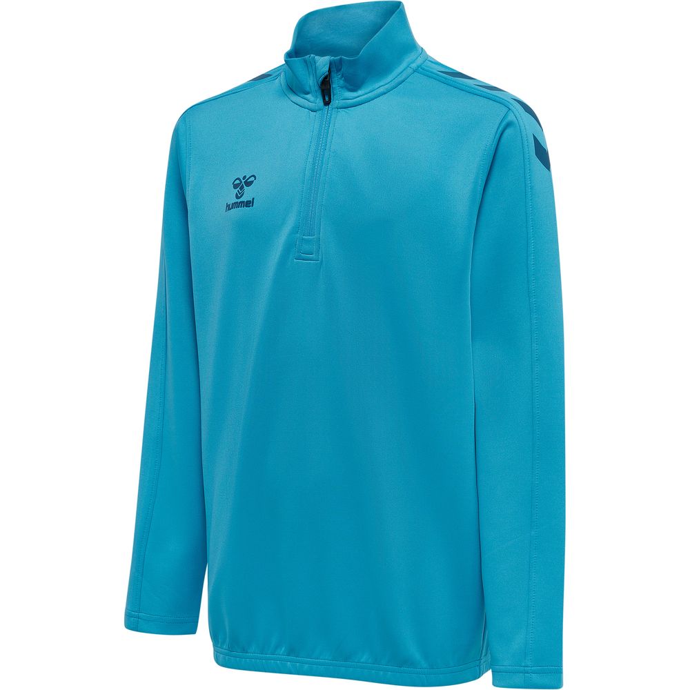 Hummel Hmlcore Xk Half Zip Poly Sweat Kids - blue danube