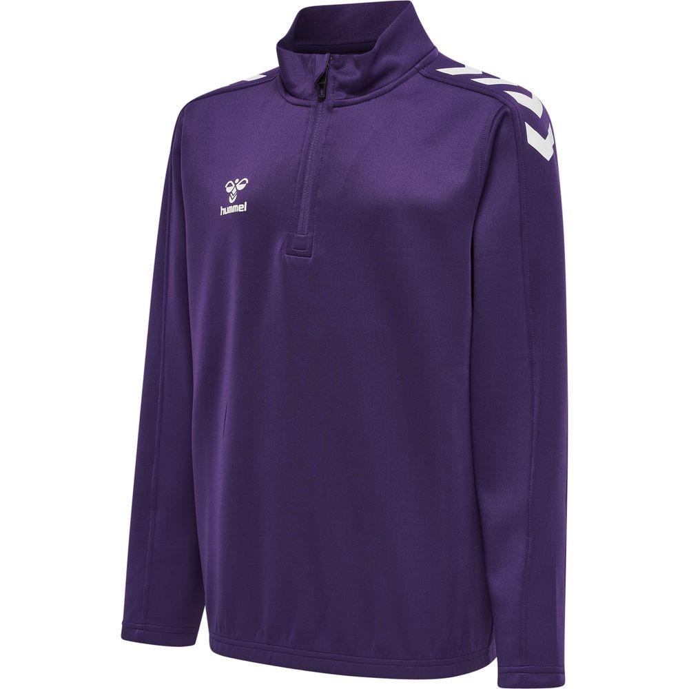 Hummel Hmlcore Xk Half Zip Poly Sweat Kids - acai/white