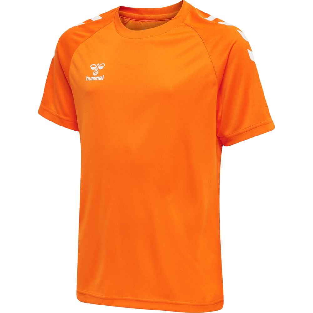 Hummel Hmlcore Xk Core Poly T-Shirt S/S Ki - orange tiger