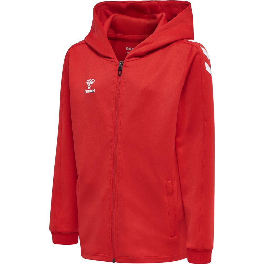 Hummel Hmlcore Xk Poly Zip Hood Sweat Kids - true red
