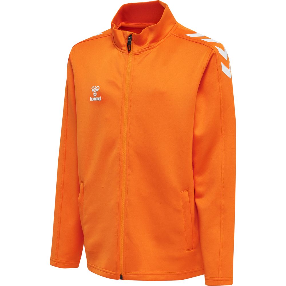 Hummel Hmlcore Xk Poly Zip Sweat Kids - orange tiger