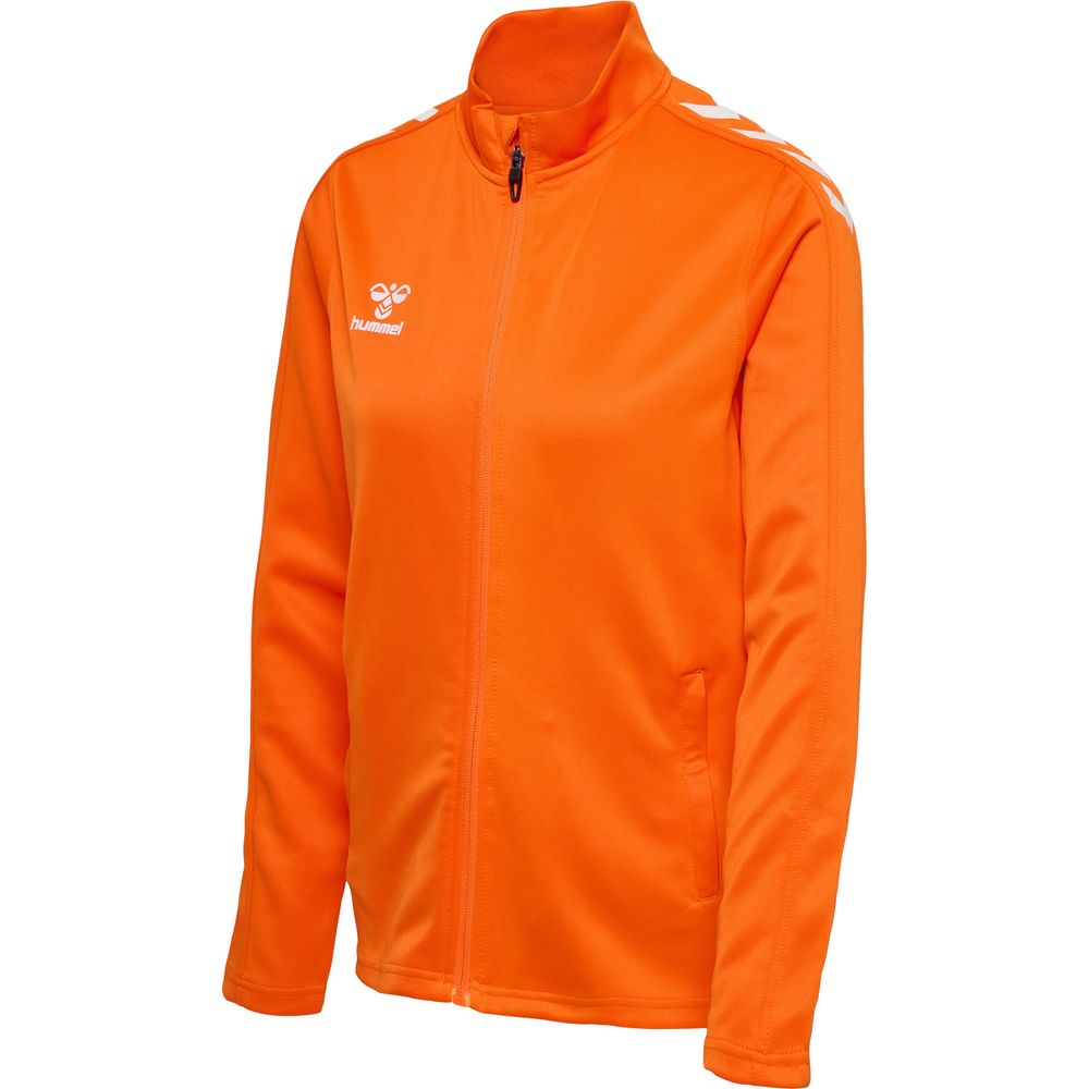 Hummel Hmlcore Xk Poly Zip Sweat Woman - orange tiger