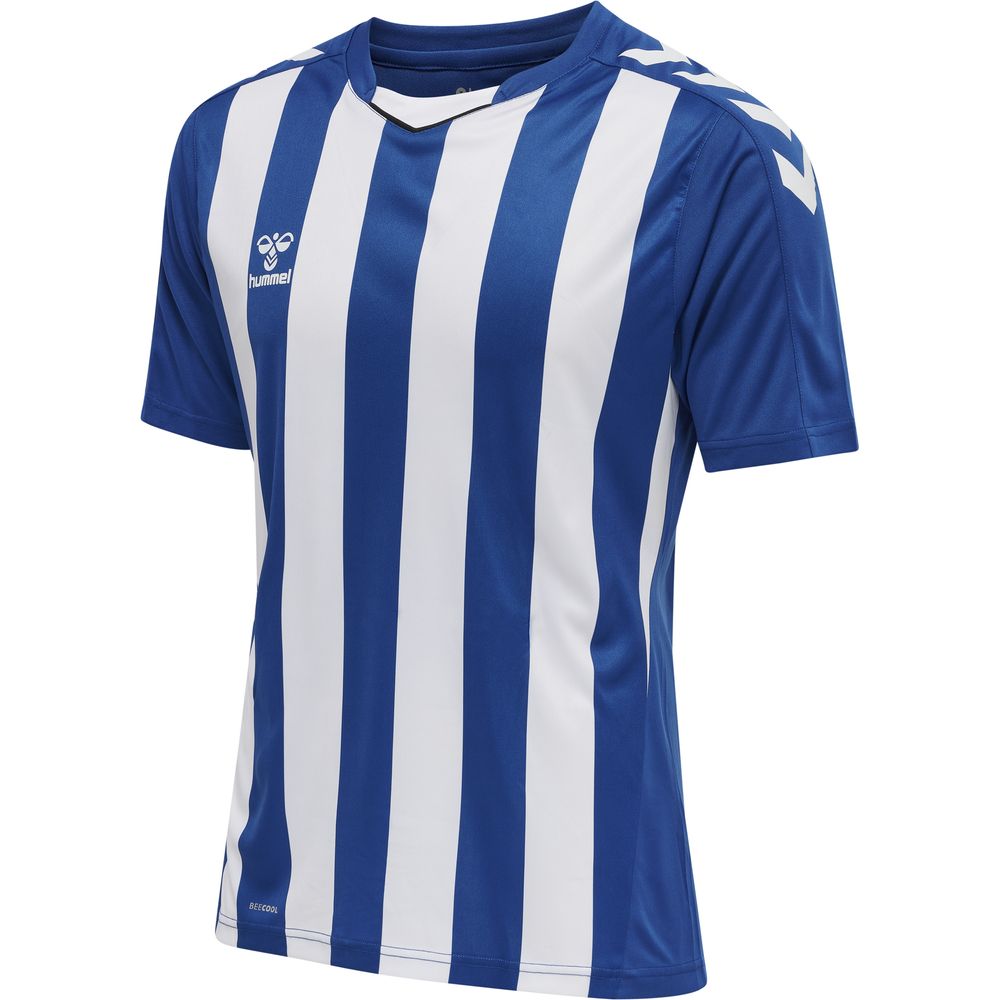 Hummel Hmlcore Xk Striped Jersey S/S - true blue/white