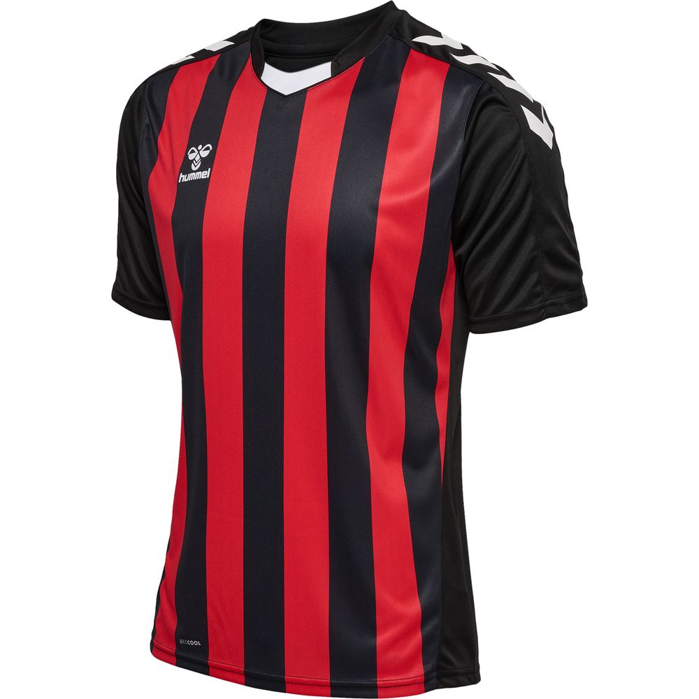 Hummel Hmlcore Xk Striped Jersey S/S - black/true red