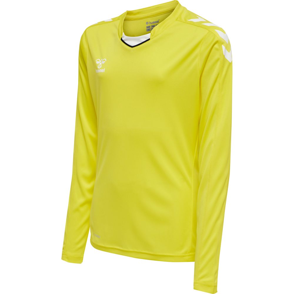Hummel Hmlcore Xk Poly Jersey L/S Kids - blazing yellow
