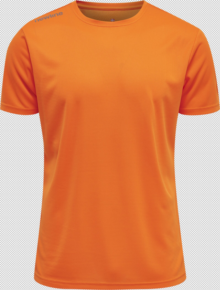 newline Men Core Functional T-Shirt S/S - orange tiger