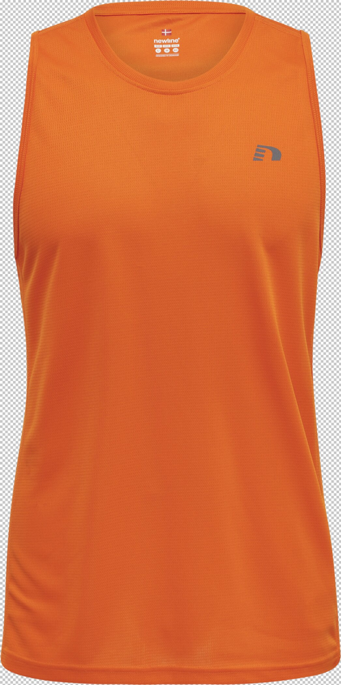 newline Men Core Running Singlet - orange tiger