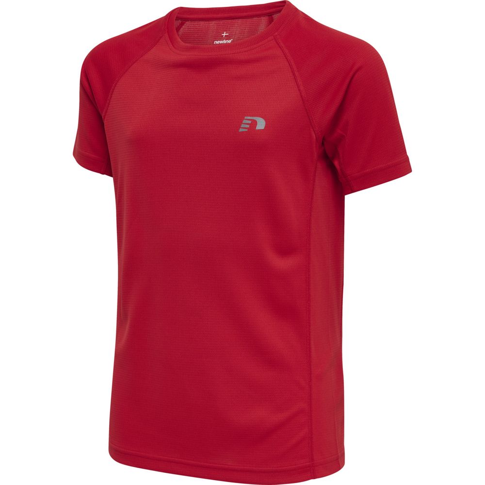 newline Kids Core Running T-Shirt S/S - tango red