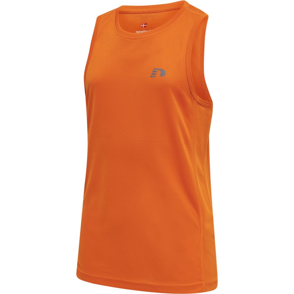 newline Kids Core Running Singlet - orange tiger