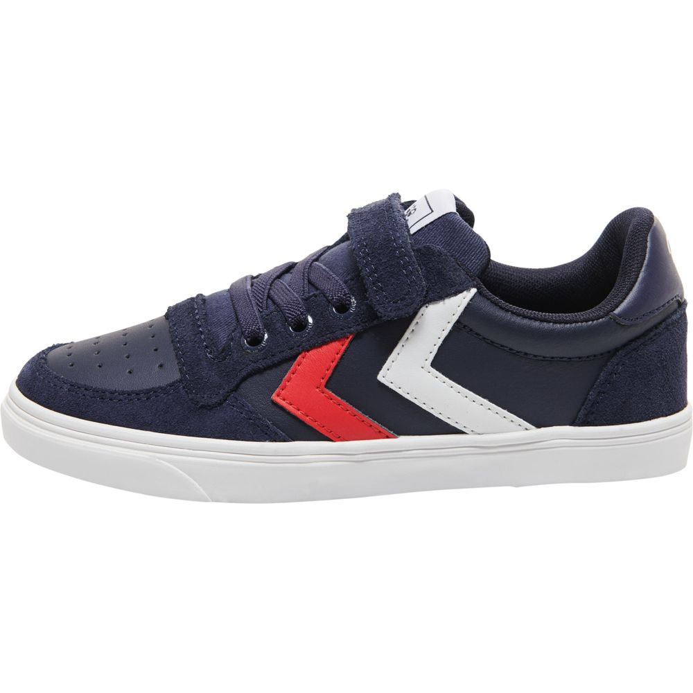 Hummel Slimmer Stadil Leather Low Jr - peacoat