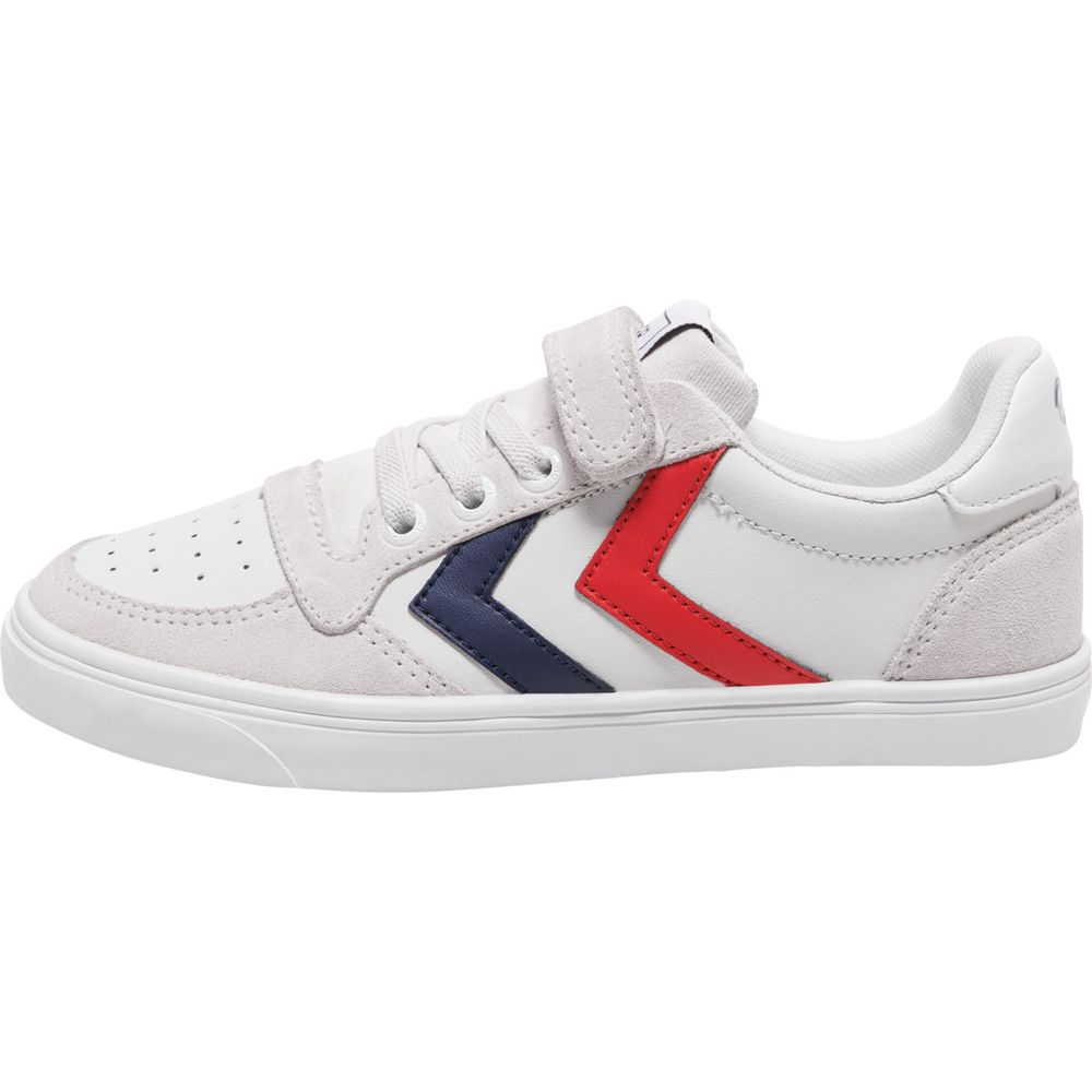 Hummel Slimmer Stadil Leather Low Jr - white