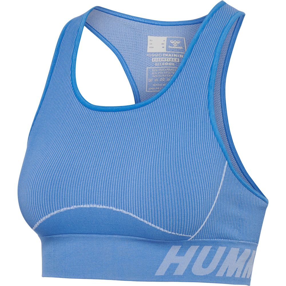Hummel Hmlte Christel Seamless Sports Top - riviera/blue bell melange
