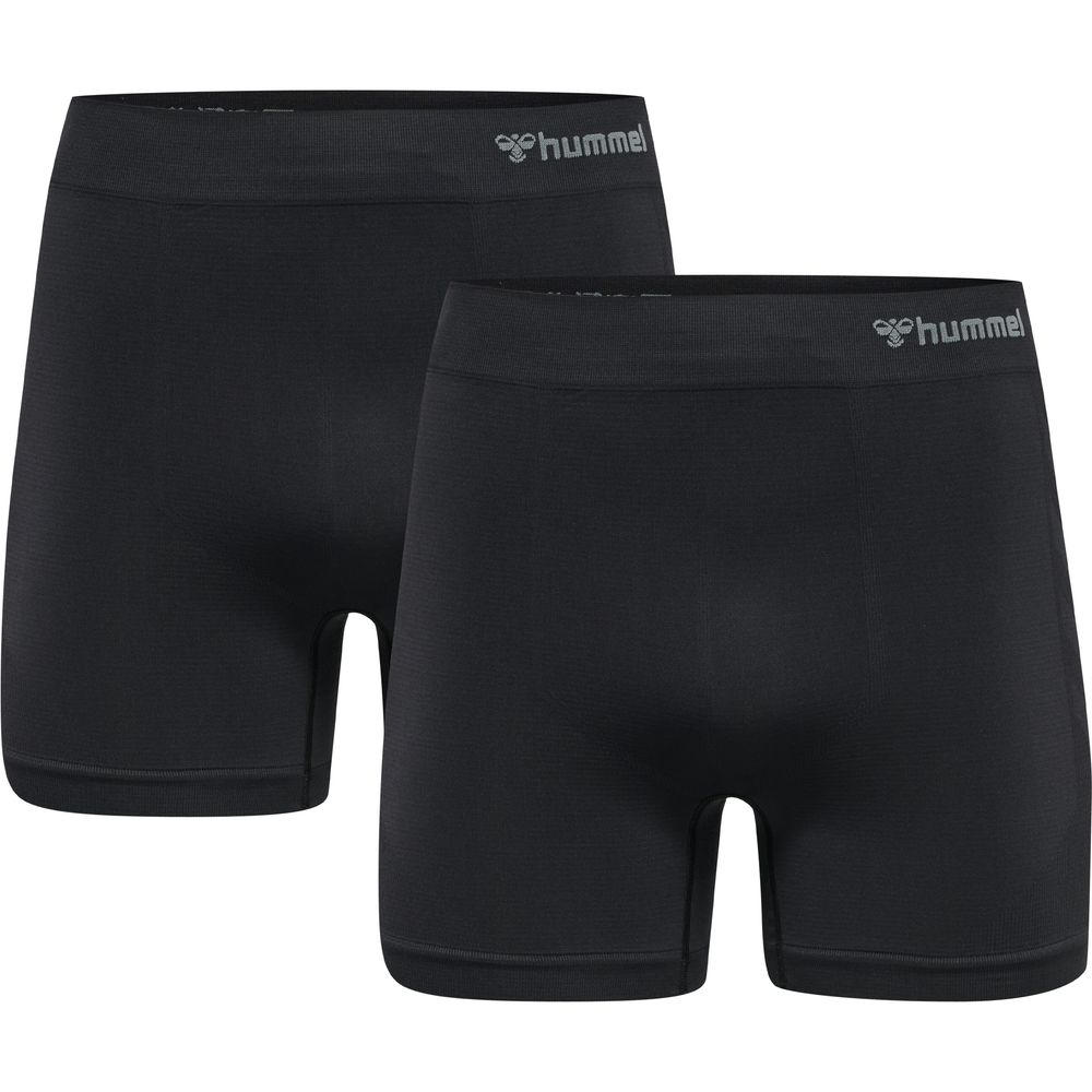 Hummel Hmljack Seamless Boxers 2-Pack - black/black