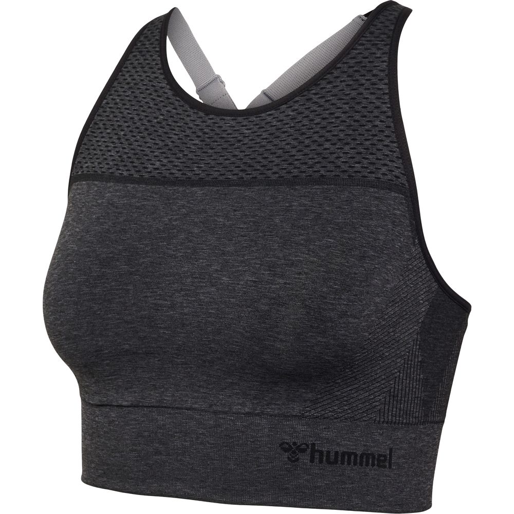 Hummel Hmlmt Hana 2.0 Seamless Sports Top - black melange