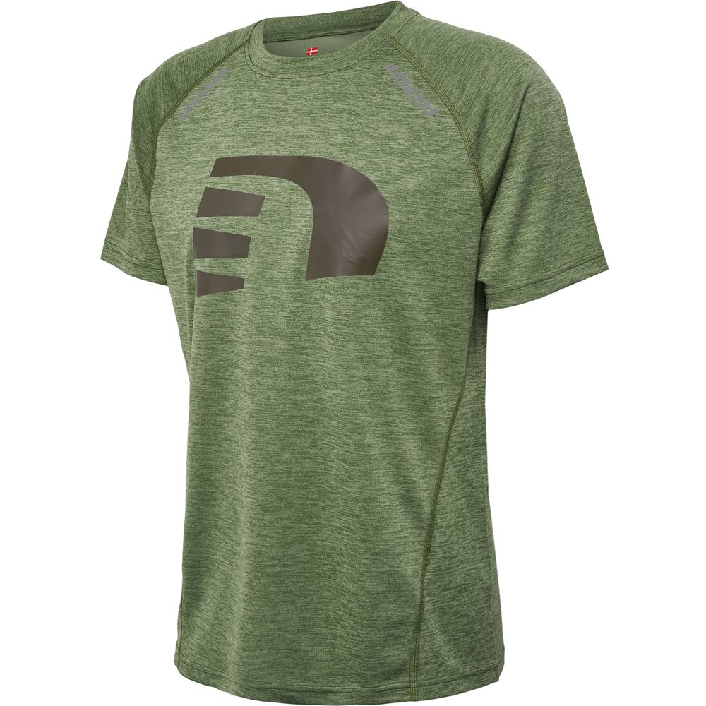 newline Nwlorlando T-Shirt S/S Men - four leaf clover melange