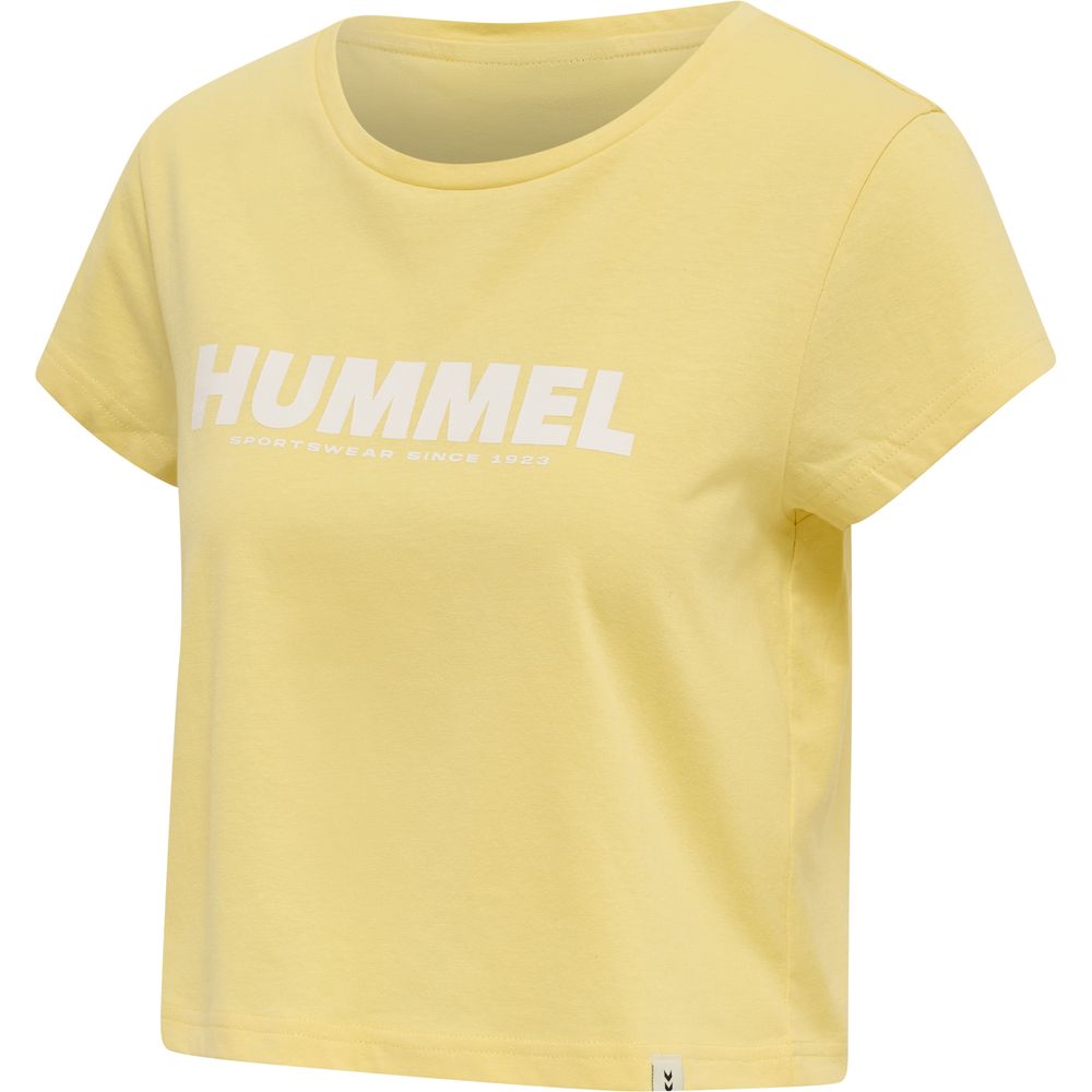 Hummel Hmllegacy Woman Cropped T-Shirt - golden haze