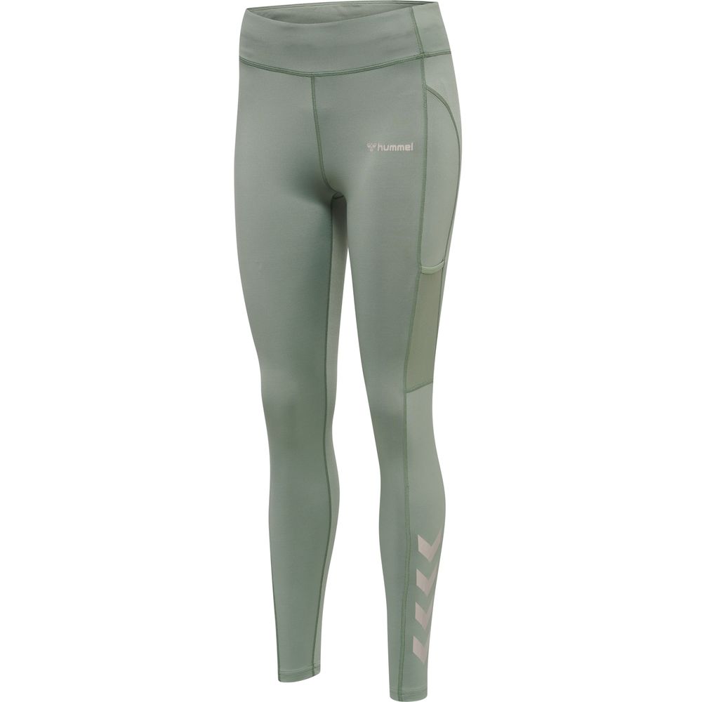 Hummel Hmlmt Chipo Mid Waist Tights - lily pad