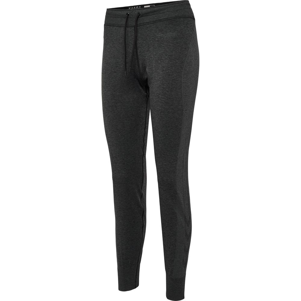 Hummel Hmlmt Hana Seamless Tapered Pants - black melange
