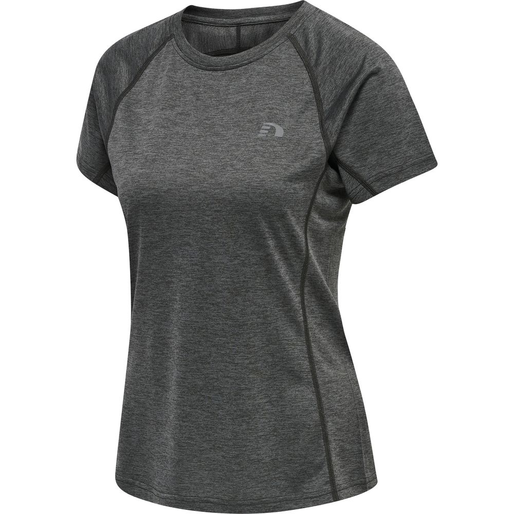 newline Women Running T-Shirt S/S - forged iron melange