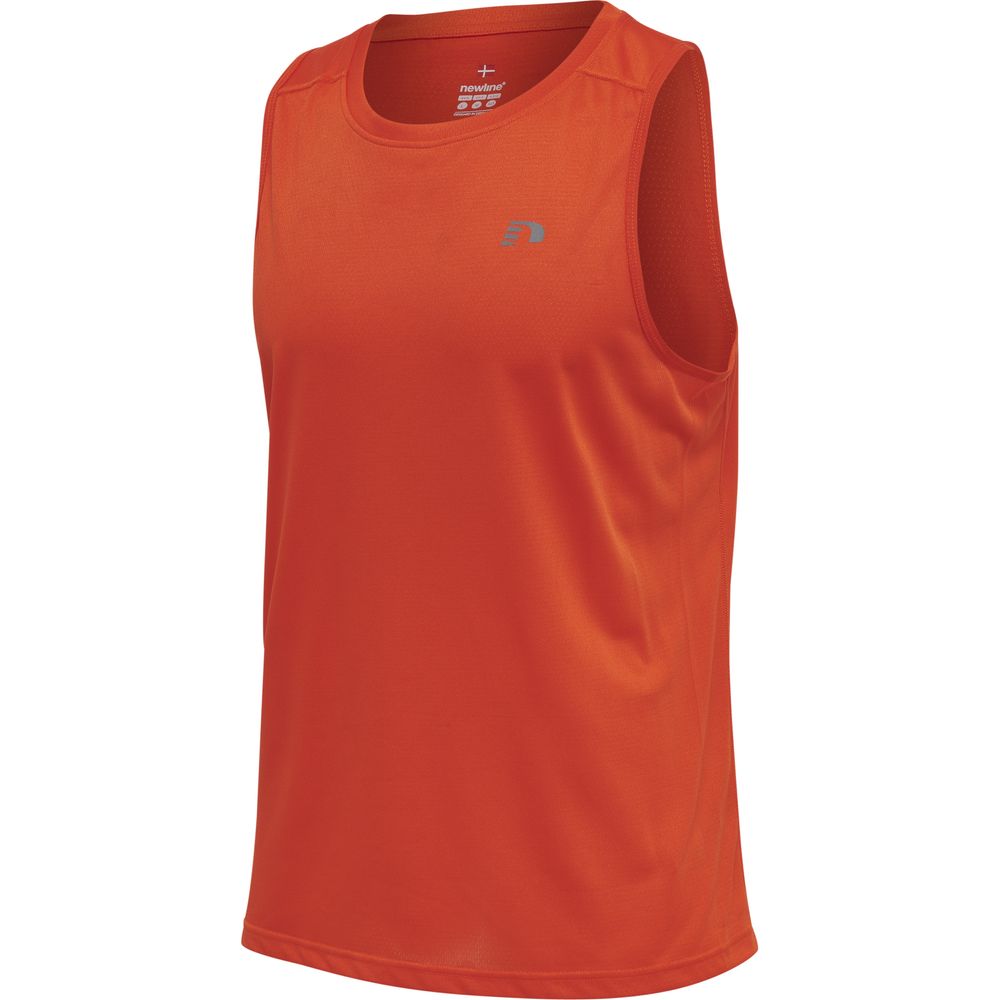 newline Men Running Singlet - spicy orange