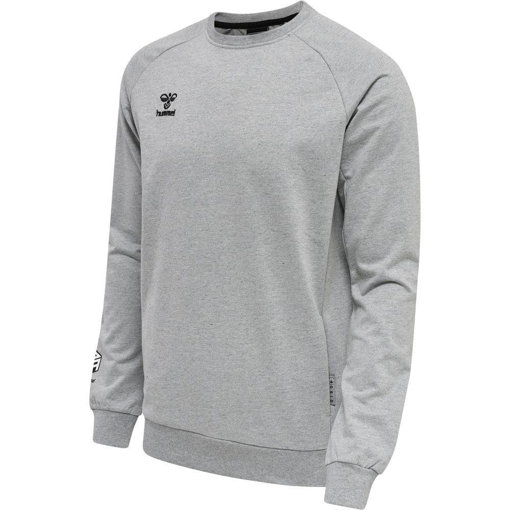 Hummel Hmlmove Grid Cotton Sweatshirt - grey melange