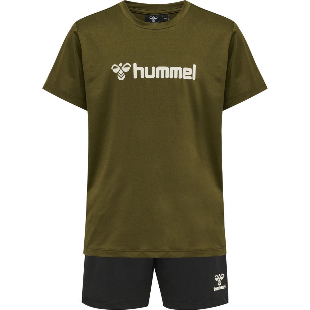 Hummel Hmlplag Shorts Set - dark olive